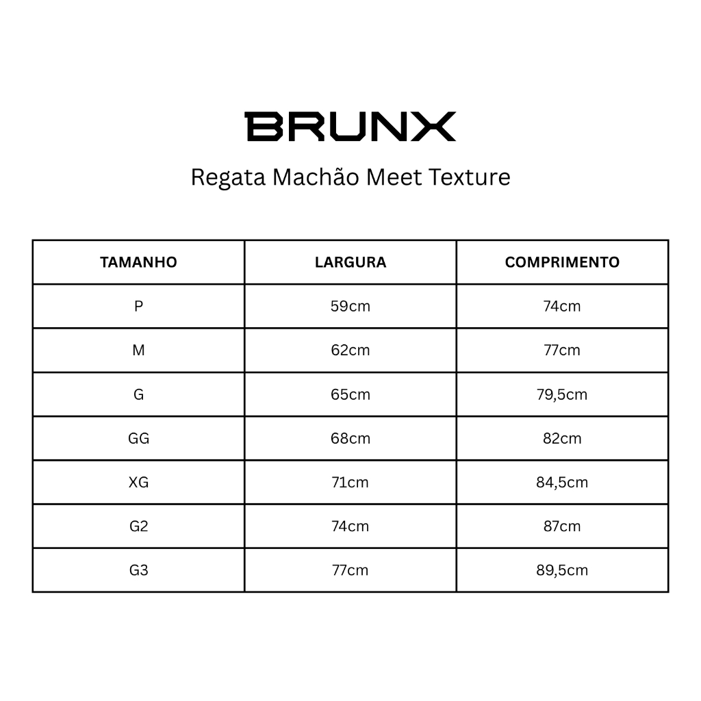 Regata Machão Masculina Malha Texture 100% Algodão 300g – BRUNX · foto 2