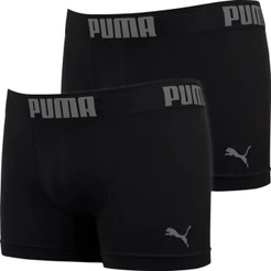 Kit 2 Cuecas Boxer Puma Masculina Poliamida Microfibra Box Sem Costura Confortável Adulto Original