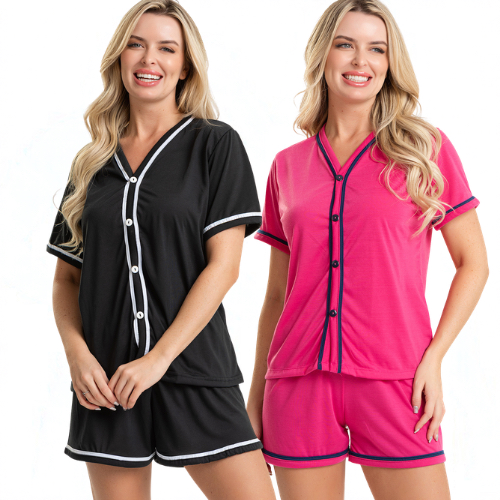 KIT 2 Pijamas Americanos Amamentação Baby Doll Blogueirinha