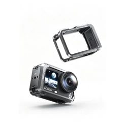 Llano Gaiola para DJI Osmo Action 6, Frame de Proteção Completa, Liberação Rápida, Câmera Expansão