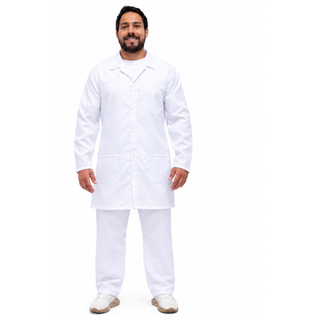 JALECO MASCULINO MANGA LONGA OXFORD.