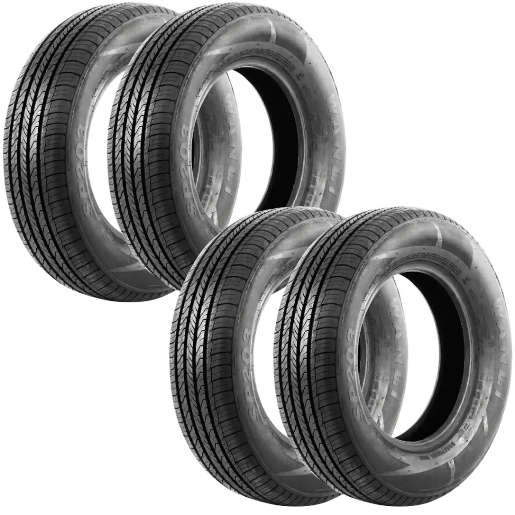 Jogo 4 Pneus 175/75 R13 Wanli SP023 84T Aro 13 Novos