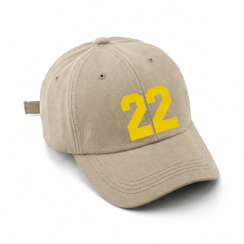 Boné Bege 22 Amarelo do Brasil Estampado Premium Aba Curva Ajustável Patriota Boné Masculino e Feminino Unissex 2026