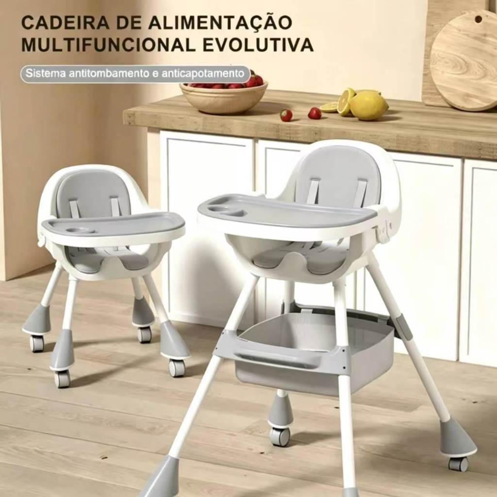 Cadeira de refeição para bebé jantar cadeira de bebé multifunções assento portátil para casa A