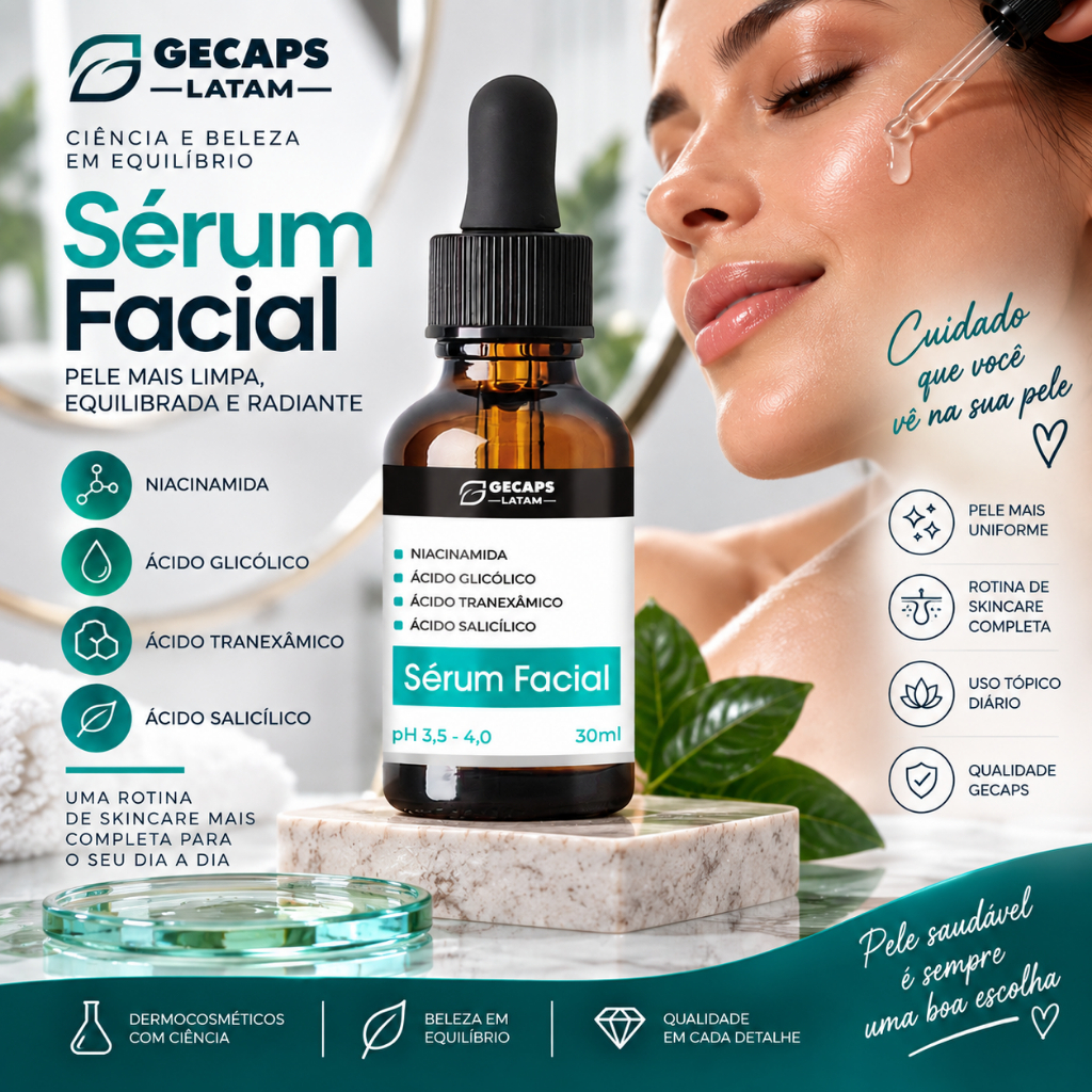 Sérum hidratante Clareador de Manchas Facial  GL 30ml