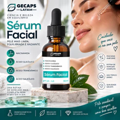 Sérum hidratante Clareador de Manchas Facial GL 30ml