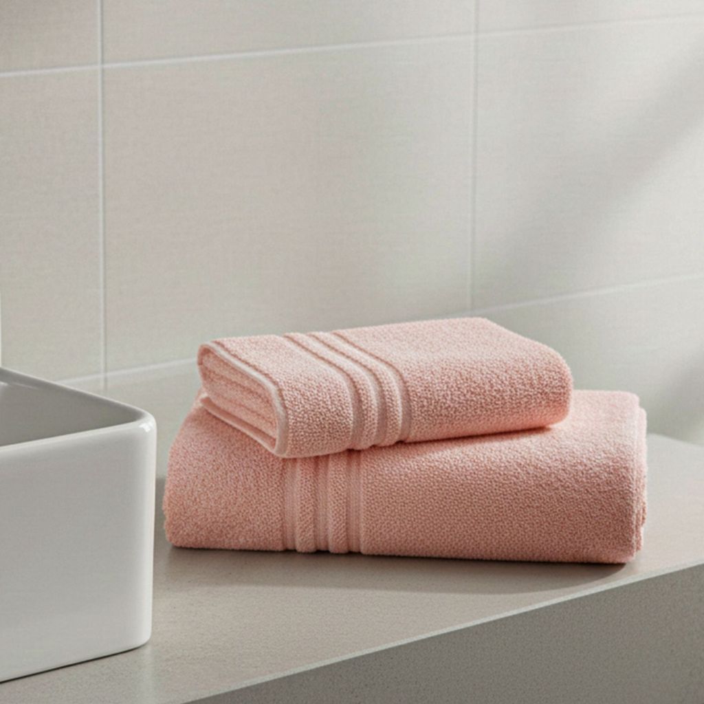 Jogo de Toalhas 100% Algodão 2 Peças Dohler Toque Macio Alta Absorção Banho e Rosto Decorativa Felpuda Priori