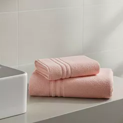 Jogo de Toalhas 100% Algodão 2 Peças Dohler Toque Macio Alta Absorção Banho e Rosto Decorativa Felpuda Priori