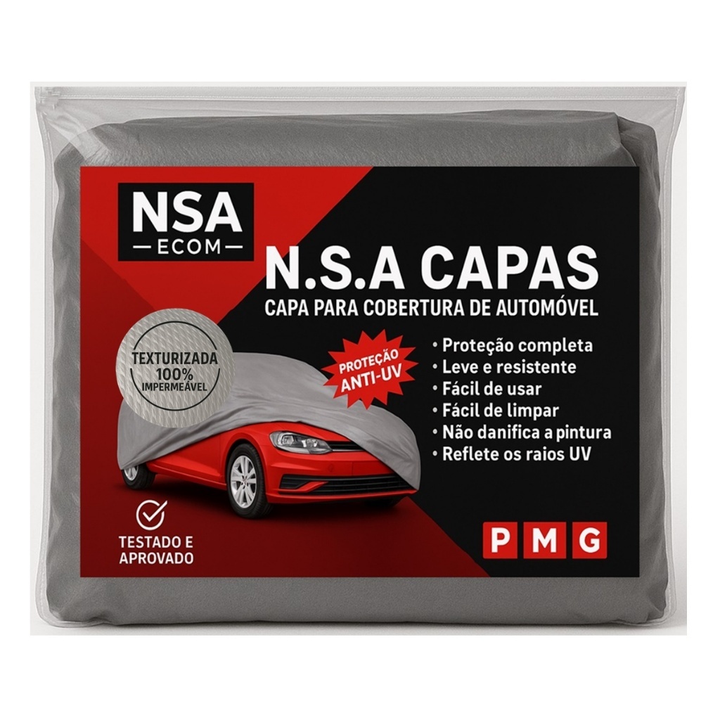 Capa Cobrir Carro Protetora Lona Grossa Sol Chuva Poeira