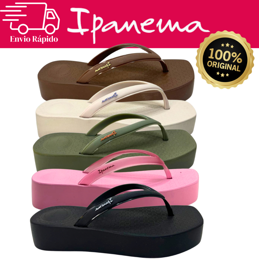 Chinelo Ipanema Pluma Up Feminino Plataforma Leve Confortável Anatômico  27516
