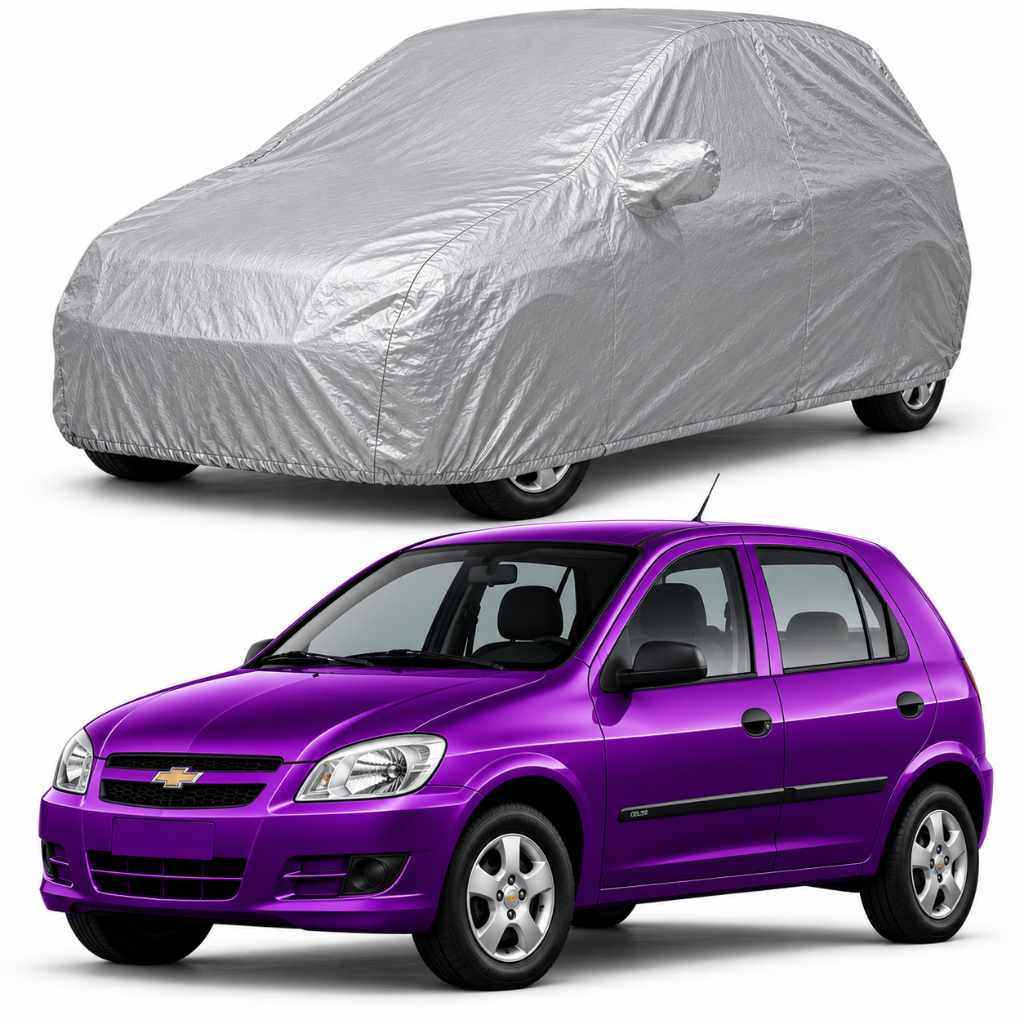 Capa Cobrir Carro Chevrolet Celta Armada Force 100% Impermeável Sem Forro Anti-UV Lona Resistente