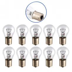 Kit 10 Lâmpadas Lanterna Ré Seta Freio 1 Polo 12V 21W Universal