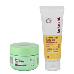 Kit Gota de Colágeno e Pele de Porcelana Antioleosidade