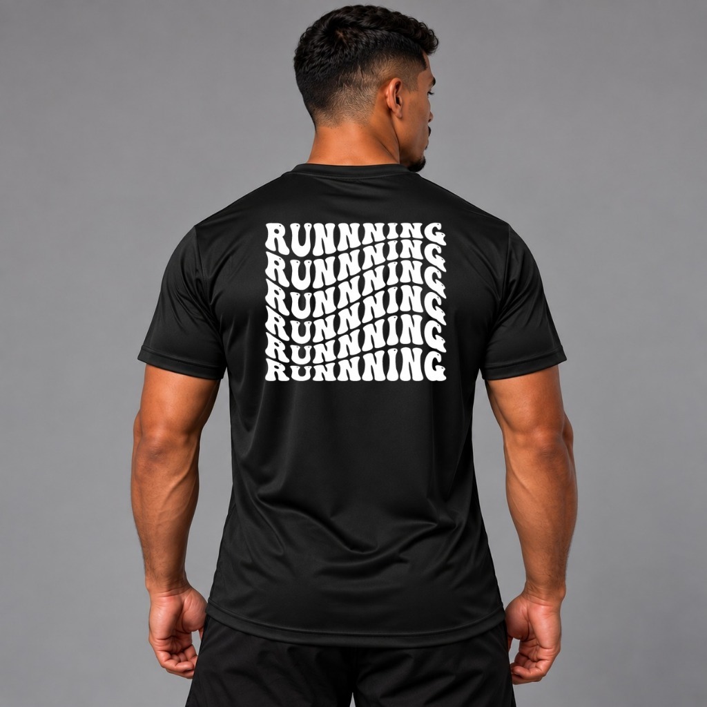 Camiseta Dryfit Masculina Academia Corrida Exercício Treino Tecido Premium Respirável