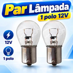 Par Lampada Lanterna Seta Ré Freio 1 Polo 12v 21w