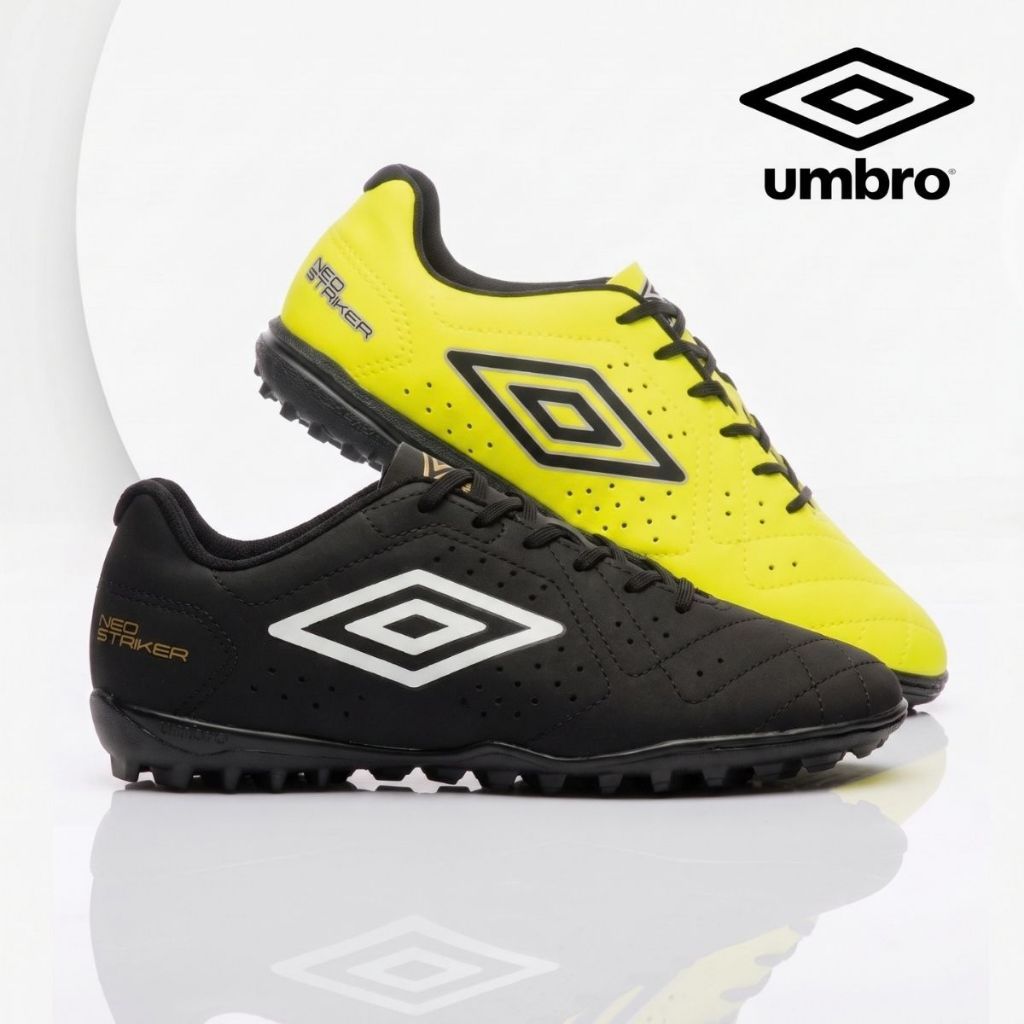 Chuteira Umbro Society Neo Striker II Futebol Campo Grama Sintética Trava Leve Confortável Original