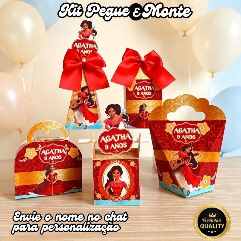 KIT PRINCESA ELENA DE AVALOR - CAIXINHAS PERSONALIZADAS