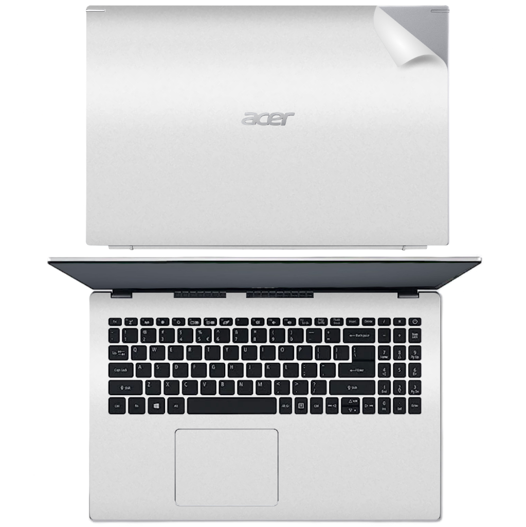 Kit adesivo skin notebook Acer Aspire A315-58 - várias cores - recortado tecla a tecla