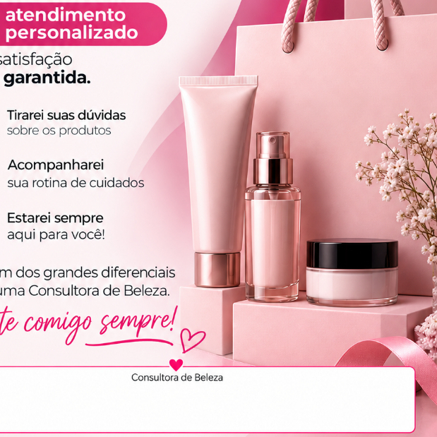 Pct 100 und - Folheto Agradecimento/Atendimento Personalizado para Clientes Mary Kay — imagem 2 de 2