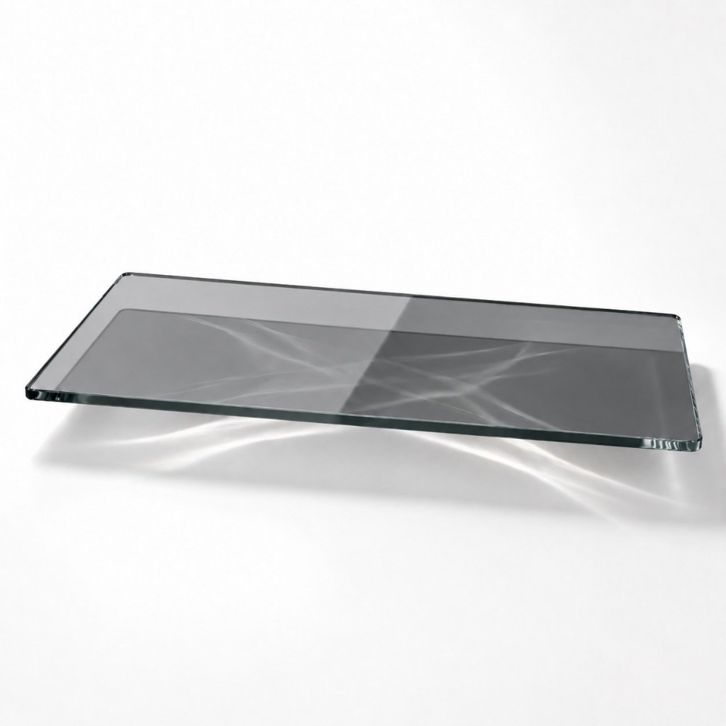 PRATELEIRA VIDRO 40CM X 15CM X 6MM FUME SEM SUPORTES