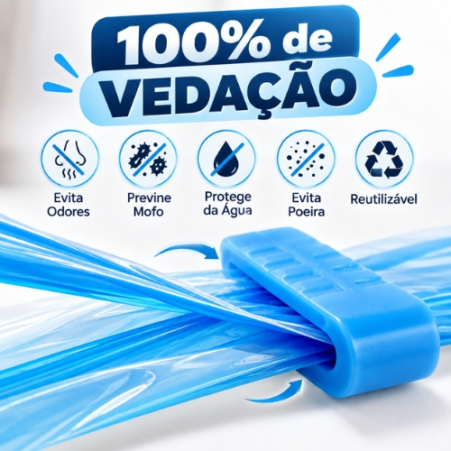 KIT 2/3/5 SACO A VÁCUO ORGANIZADOR DE ROUPAS MALA DE VIAGEM GUARDA ROUPAS 50x60 60x80 70x100 80x100 80x110 — imagem 2 de 2