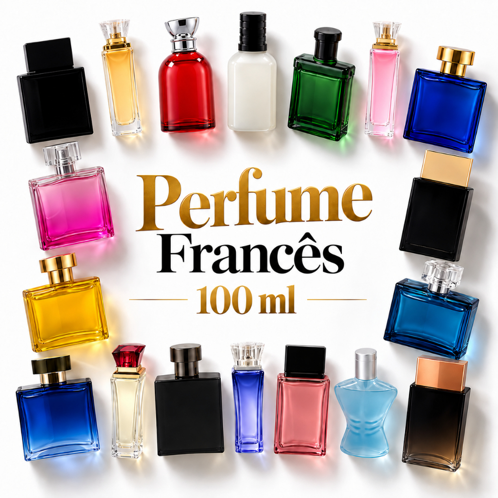 Perfumes Variados 100ml Originais- Amadeirado-Cítrico-Doce-Floral e Boa Projeção