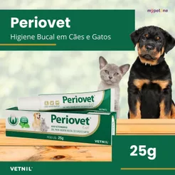 Periovet Gel Higiênico Bucal Vetnil - 25 g