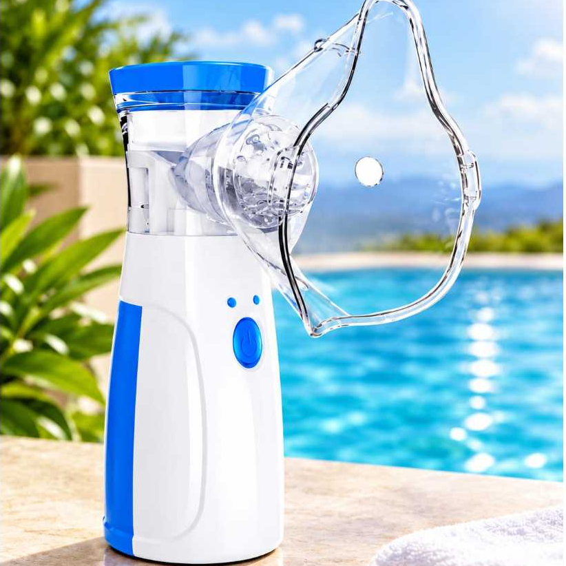 Máquina Nebulizadora Portátil Inalador Nebulizador Adulto Infantil Silencioso