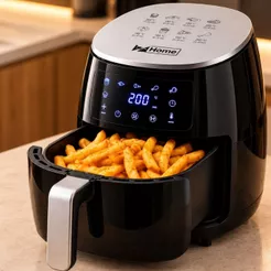 AIR FRYER DIGITAL 4,8L 2400W – FRITADEIRA ELÉTRICA SEM ÓLEO 110V/220V
