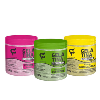 Gelatina Capilar Ativador Cachos 500g Cacheadas
