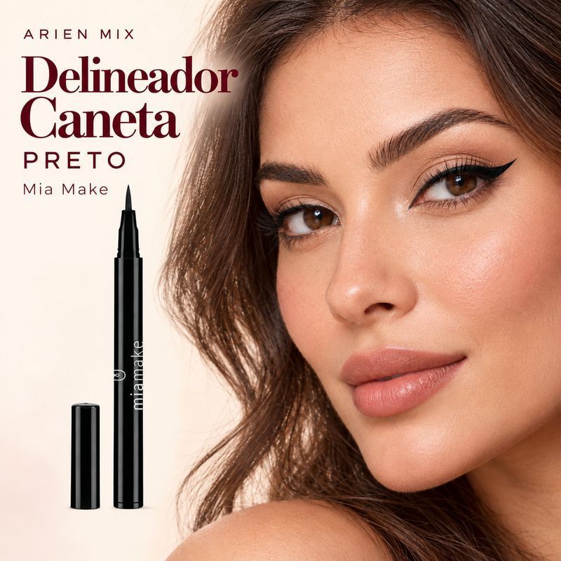 Caneta Delineadora Preta 1,7ml