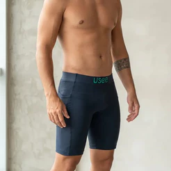 Bermuda Térmica Confortável Com Bolso Lateral Usee Brasil Original Short Térmico Esportivo Corrida