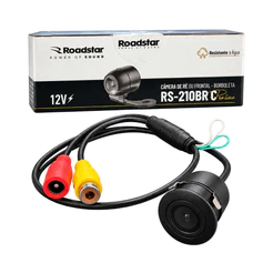 Câmera De Ré Ou Frontal Rs-210br Pro Line Modelo Borboleta 2x1