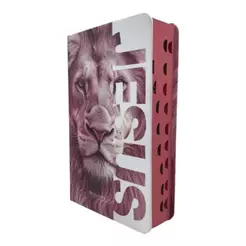 Bíblia Sagrada Tamanho Grande com Harpa Palavras de Jesus em Vermelho Capa Dura Jesus Rosa