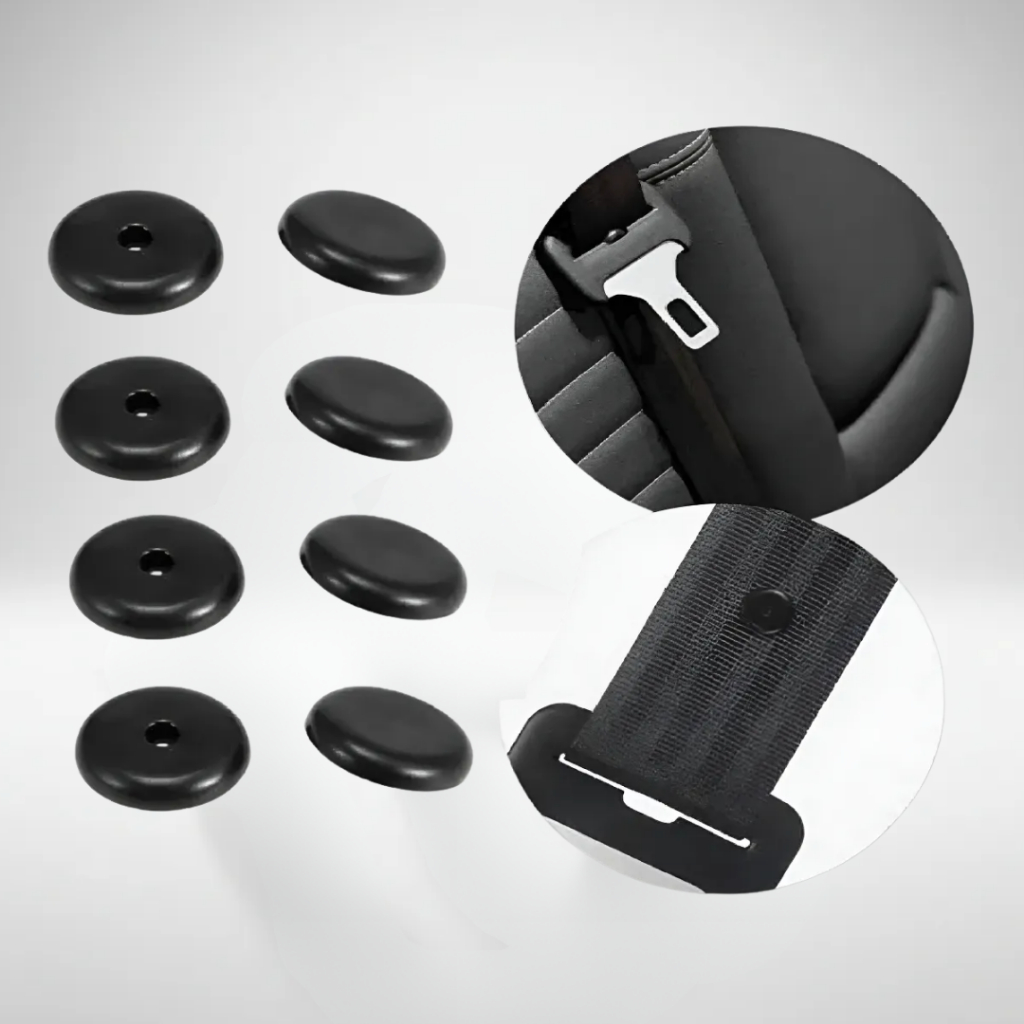 Kit 4 Botões Limitador De Altura Do Cinto De Segurança Universal