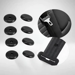 Kit 4 Botões Limitador De Altura Do Cinto De Segurança Universal