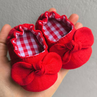 Sapato Bebê Pantufa em Linho em Oferta na Shopee