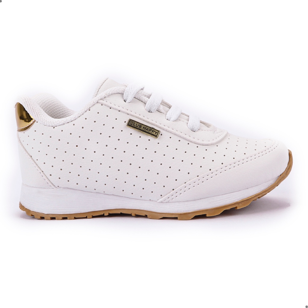 Tenis Infantil Menina Escolar Volta As Aulas Branco Batizado Maravilhoso Infantil Feminino 20 ao 34 em Oferta na Shopee