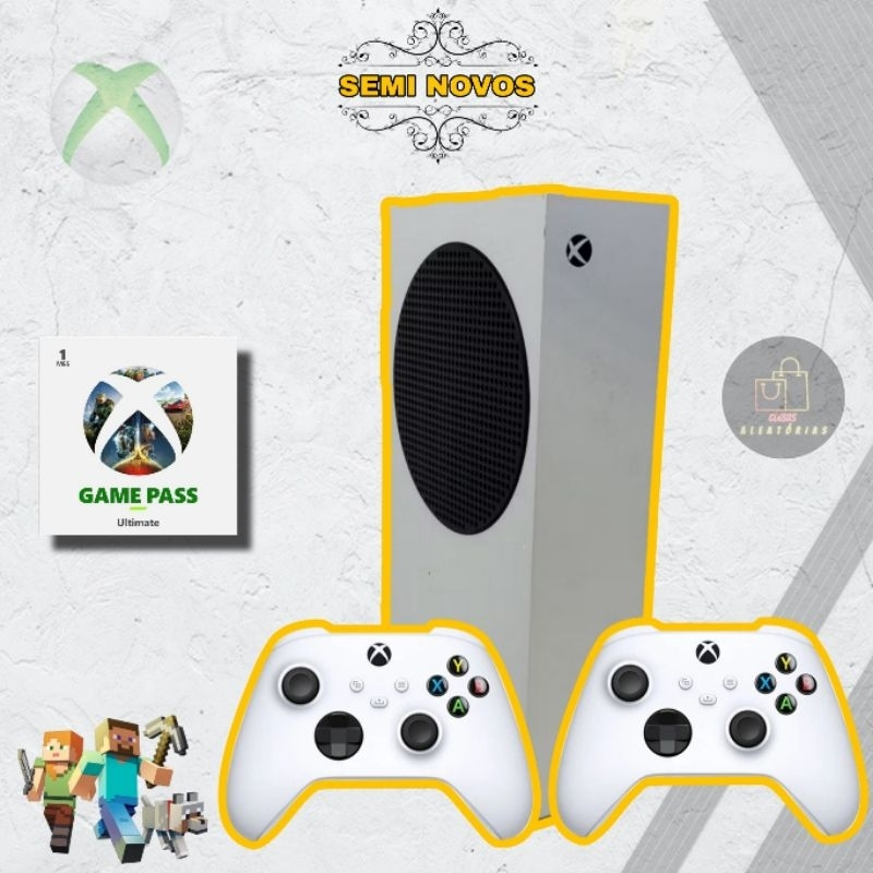 Xbox Serie S 512GB SSD & 1 Mês de Gamepass Premium(com mais de 100 Jogos)