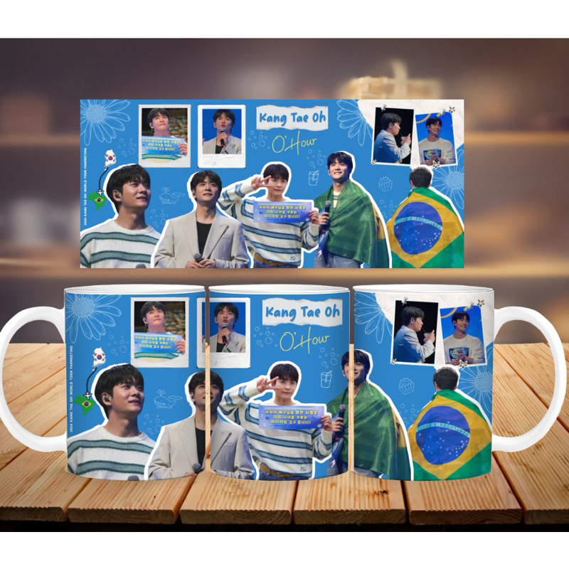 Caneca Kang Tae Oh – O’ Hour Fanmeeting Brasil em Oferta na Shopee