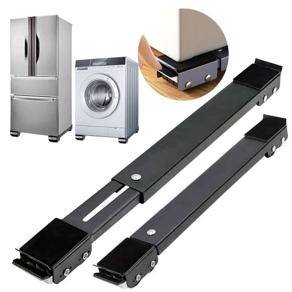 Suporte Universal de Alumínio De Base Com Rodinha Para Geladeira Fogão E Máquina De Lavar Lousa em Oferta na Shopee