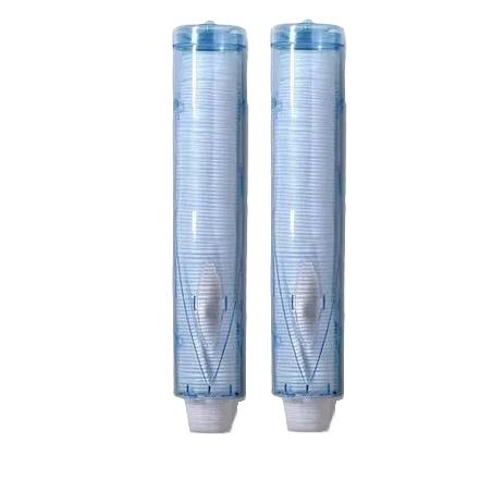 Suporte Porta Copo Água Azul Premisse | Dispenser Copos 200ml | Escritórios e Clínicas | Ecológico