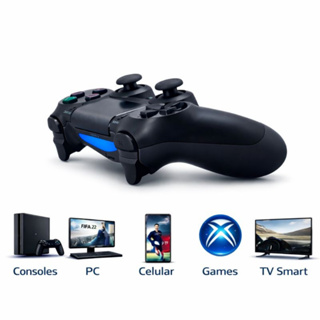 Controle Compatível Com Ps4 Pc Notebook Celular Bluetooth Sem fio Wireless em Oferta na Shopee