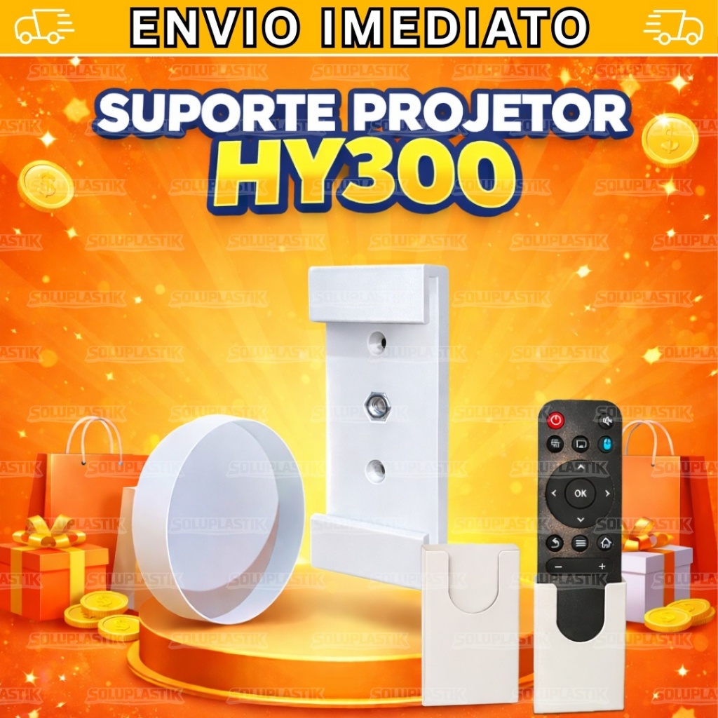 KIT Suporte Projetor HY300 para teto parede ou tripé Magcubic Salange + Acessórios em Oferta na Shopee