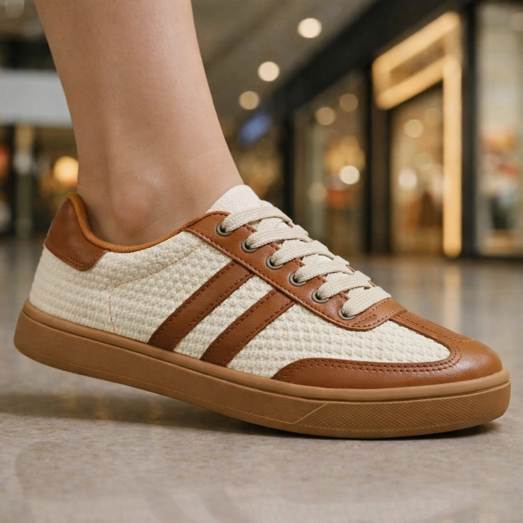 Tenis Feminino Original Casual Retro Tendencia Confortavel Texturizado Promocao