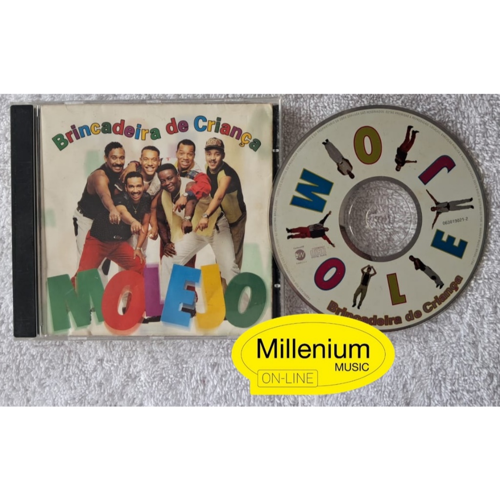 CD Molejo  Brincadeira De Criança 1997 Original Gravadora Colecionador Ótimo Estado
