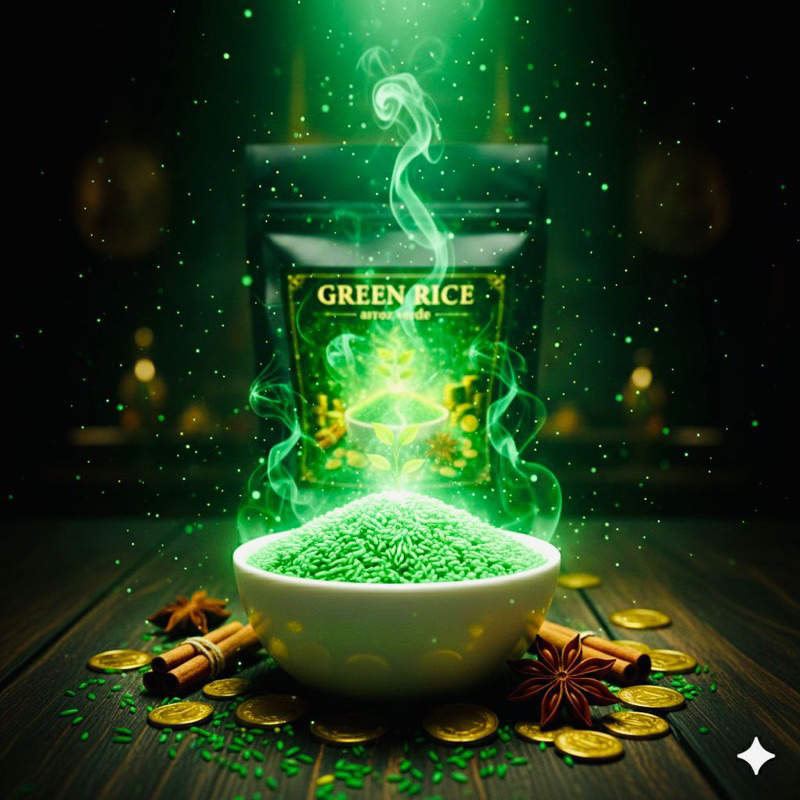 Green Rice Prosperidade – Arroz Verde – Hoodoo 100g em Oferta na Shopee