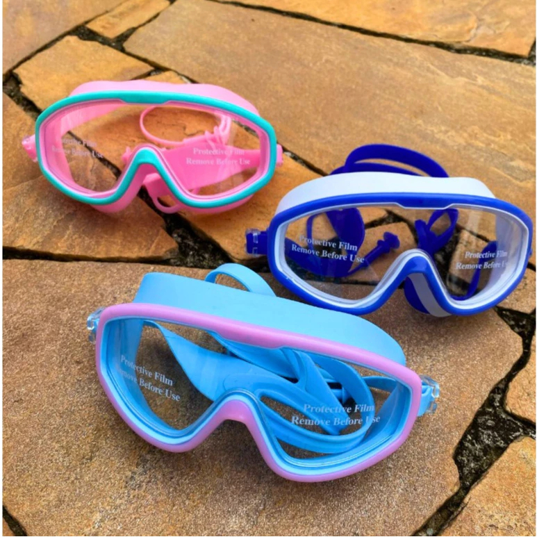Detalhes do Óculos SwimStar Kids Armação Grande com Tampão Óculos Divertidos para Crianças