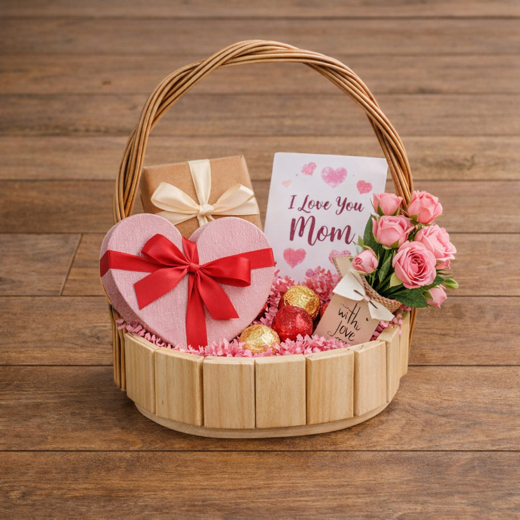 Kit 10 Cestos para Presente Oval com Alça dupla de 16cm Fraldeira Decorativa Dia das Mães em Oferta na Shopee