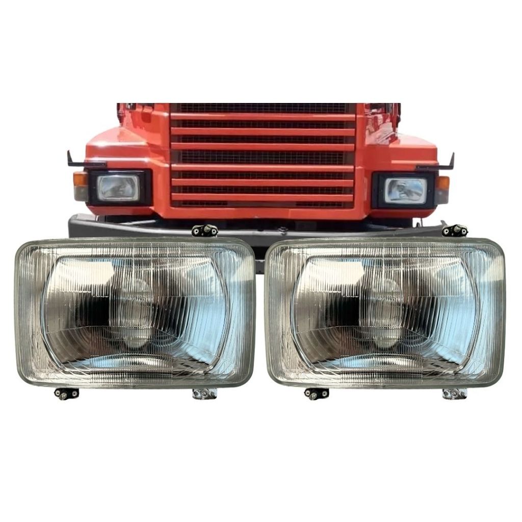 Par Farol Dianteiro Bloco Principal Alto/Baixo Para Scania T112 T113 T142 T143 1987 a 1993 527838 em Oferta na Shopee